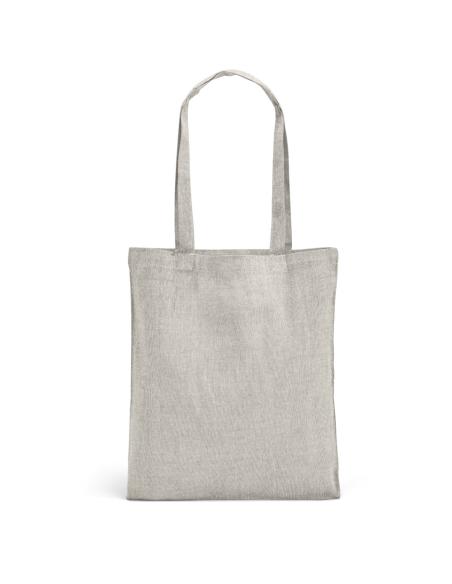 Bolsa de tela Sheffield de algodón reciclado 140g/m2 asas largas PERSONALIZABLE
