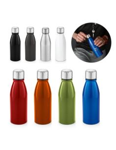 Botella agua de aluminio Krk con tapa de acero inoxidable sin BPA 500ml PERSONALIZABLE