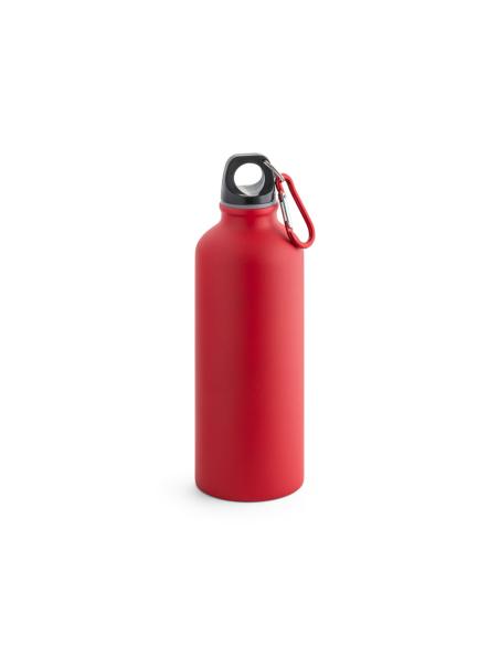 Botella agua de aluminio Eastbourne con mosquetón acabado mate sin BPA 550ml PERSONALIZABLE