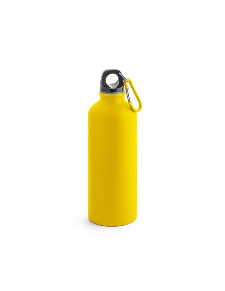 Botella agua de aluminio Eastbourne con mosquetón acabado mate sin BPA 550ml PERSONALIZABLE