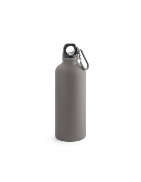 Botella agua de aluminio Eastbourne con mosquetón acabado mate sin BPA 550ml PERSONALIZABLE