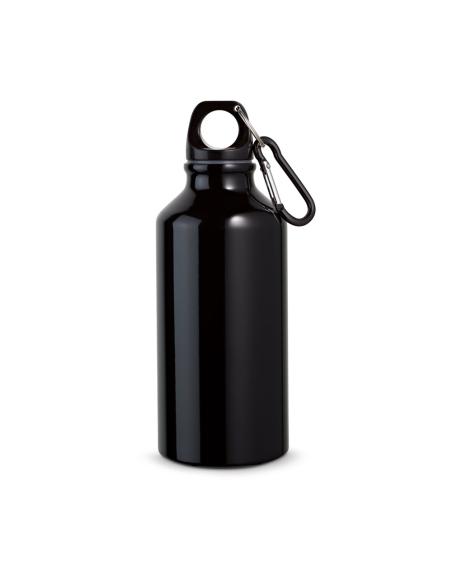 Botella agua de aluminio Thane con mosquetón sin BPA 400ml PERSONALIZABLE