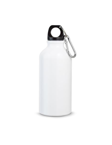 Botella agua de aluminio Thane con mosquetón sin BPA 400ml PERSONALIZABLE