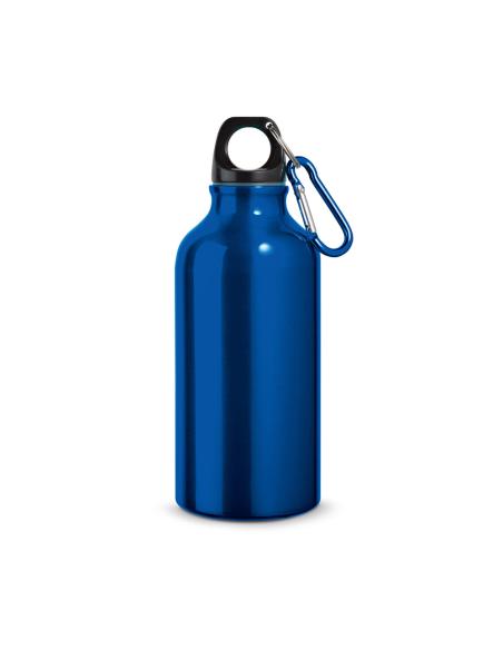Botella agua de aluminio Thane con mosquetón sin BPA 400ml PERSONALIZABLE