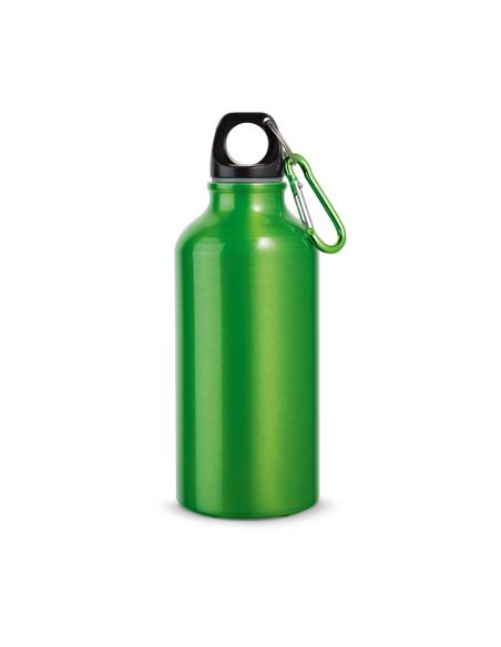 Botella agua de aluminio Thane con mosquetón sin BPA 400ml PERSONALIZABLE