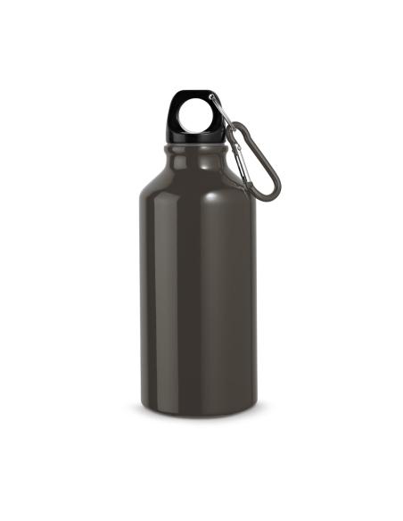 Botella agua de aluminio Thane con mosquetón sin BPA 400ml PERSONALIZABLE