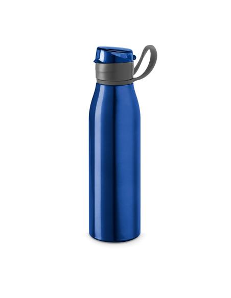 Botella agua de aluminio Seoul con tapa y asa de AS sin BPA 650ml PERSONALIZABLE