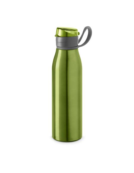 Botella agua de aluminio Seoul con tapa y asa de AS sin BPA 650ml PERSONALIZABLE