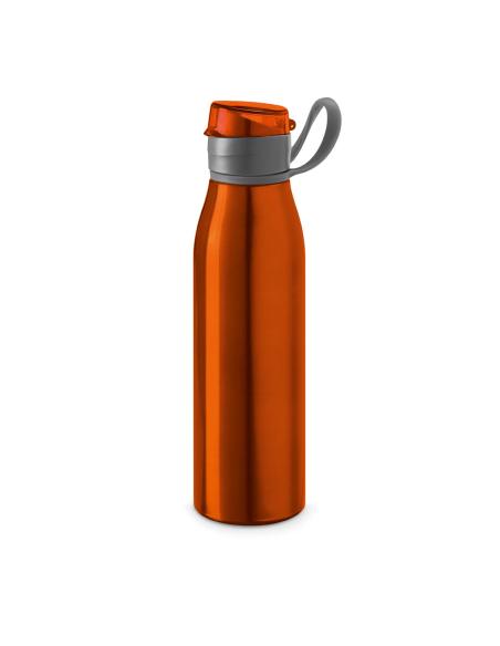 Botella agua de aluminio Seoul con tapa y asa de AS sin BPA 650ml PERSONALIZABLE