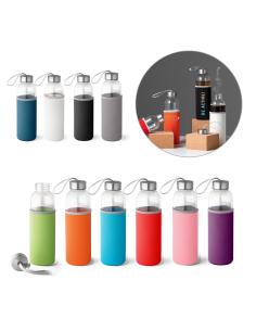 Botella agua de cristal Imotski con funda de neopreno sin BPA 520ml PERSONALIZABLE