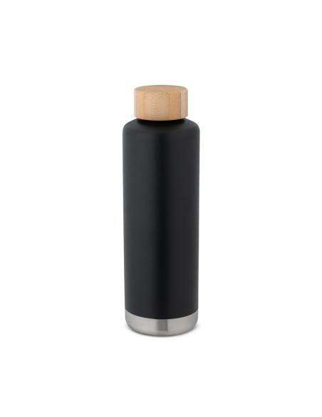Botella agua de acero inoxidable Bulgaria doble capa con tapa de bambú sin BPA 640ml PERSONALIZABLE