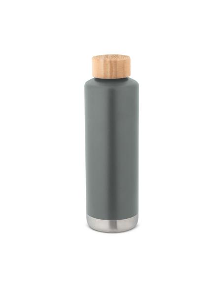 Botella agua de acero inoxidable Bulgaria doble capa con tapa de bambú sin BPA 640ml PERSONALIZABLE