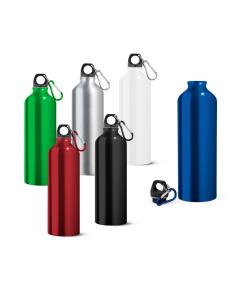 Botella agua de aluminio Salamanca con mosquetón sin BPA 800ml PERSONALIZABLE