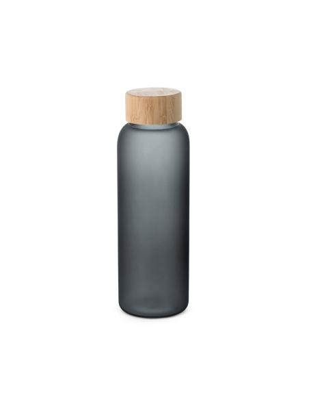 Botella de cristal mate Gospic con tapa de bambú sin BPA 500ml PERSONALIZABLE