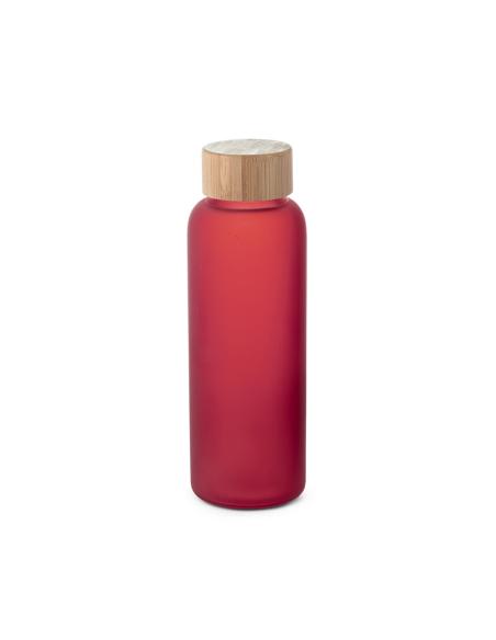 Botella de cristal mate Gospic con tapa de bambú sin BPA 500ml PERSONALIZABLE
