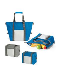 Bolsa nevera de poliéster Córdoba con cremallera y 2 formas de utilización PERSONALIZABLE