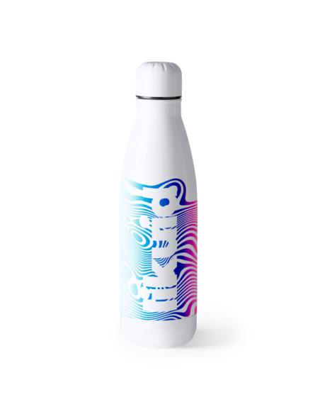 Botella agua de acero inoxidable Arrecife doble capa sublimación sin BPA 500ml PERSONALIZABLE