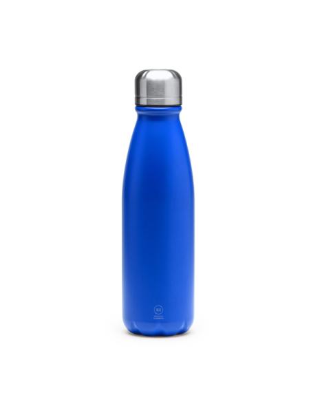 Botella agua de aluminio reciclado Frontera con tapón de acero inox sin BPA 550ml PERSONALIZABLE