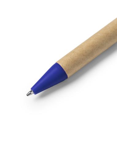 Bolígrafo automático de cartón reciclado y PLA Silos PERSONALIZABLE
