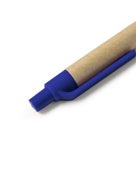 Bolígrafo automático de cartón reciclado y PLA Silos PERSONALIZABLE