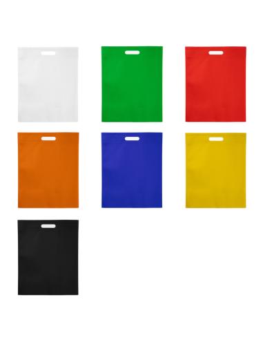 Bolsa de non-woven La Graciosa 80g/m2 asas troqueladas colores PERSONALIZABLE