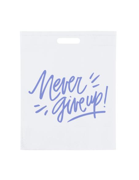 Bolsa de non-woven La Graciosa 80g/m2 asas troqueladas colores PERSONALIZABLE