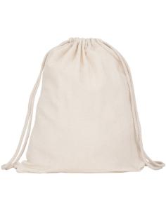 Bolsa de tela Betancuria algodón con cuerdas 140g/m2 natur PERSONALIZABLE
