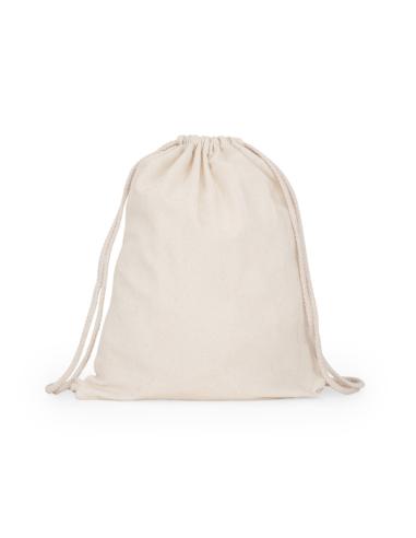 Bolsa de tela Betancuria algodón con cuerdas 140g/m2 natur PERSONALIZABLE