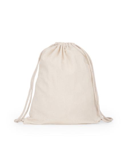 Bolsa de tela Betancuria algodón con cuerdas 140g/m2 natur PERSONALIZABLE