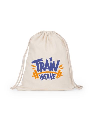 Bolsa de tela Betancuria algodón con cuerdas 140g/m2 natur PERSONALIZABLE
