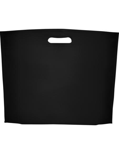 Bolsa de non-woven Taco 80g/m2 asas troqueladas y fuelle en la base colores PERSONALIZABLE