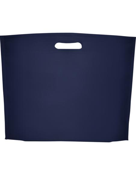 Bolsa de non-woven Taco 80g/m2 asas troqueladas y fuelle en la base colores PERSONALIZABLE