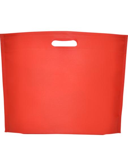 Bolsa de non-woven Taco 80g/m2 asas troqueladas y fuelle en la base colores PERSONALIZABLE