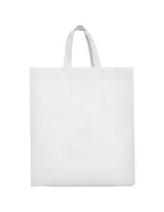 Bolsa de non-woven Pájara 100g/m2 asas cortas con fuelle colores PERSONALIZABLE