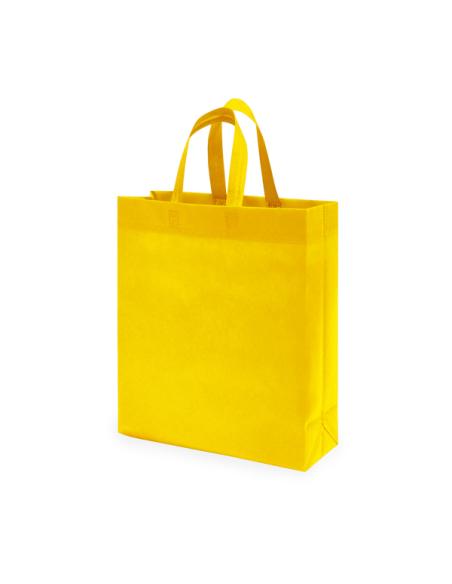 Bolsa de non-woven Pájara 100g/m2 asas cortas con fuelle colores PERSONALIZABLE