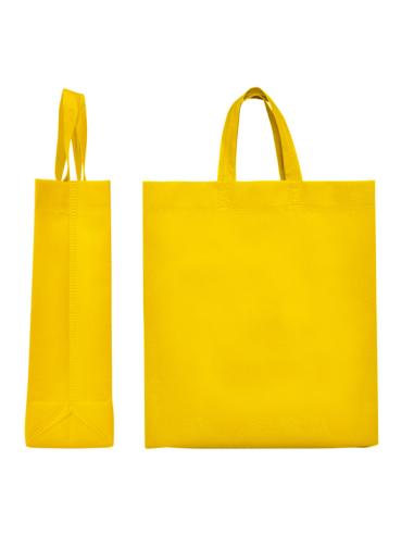 Bolsa de non-woven Pájara 100g/m2 asas cortas con fuelle colores PERSONALIZABLE