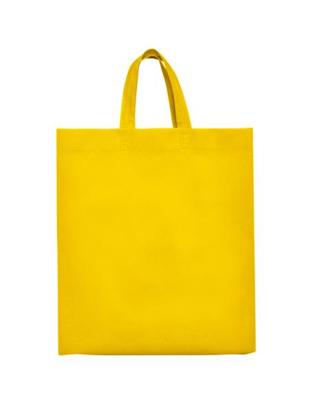 Bolsa de non-woven Pájara 100g/m2 asas cortas con fuelle colores PERSONALIZABLE