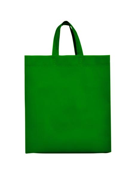 Bolsa de non-woven Pájara 100g/m2 asas cortas con fuelle colores PERSONALIZABLE
