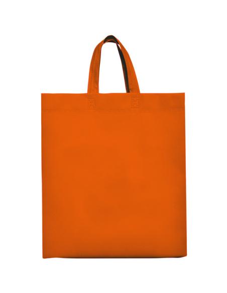 Bolsa de non-woven Pájara 100g/m2 asas cortas con fuelle colores PERSONALIZABLE