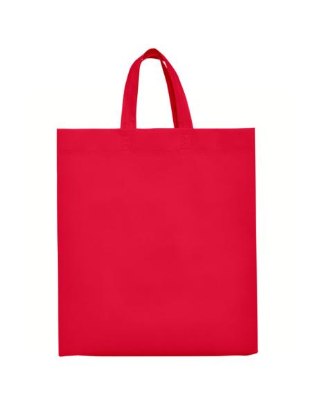 Bolsa de non-woven Pájara 100g/m2 asas cortas con fuelle colores PERSONALIZABLE