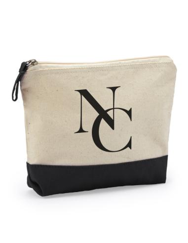 Neceser Oliva de algodón de 280g/m2 bicolor PERSONALIZABLE