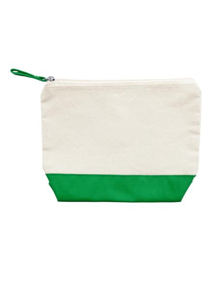 Neceser Oliva de algodón de 280g/m2 bicolor PERSONALIZABLE