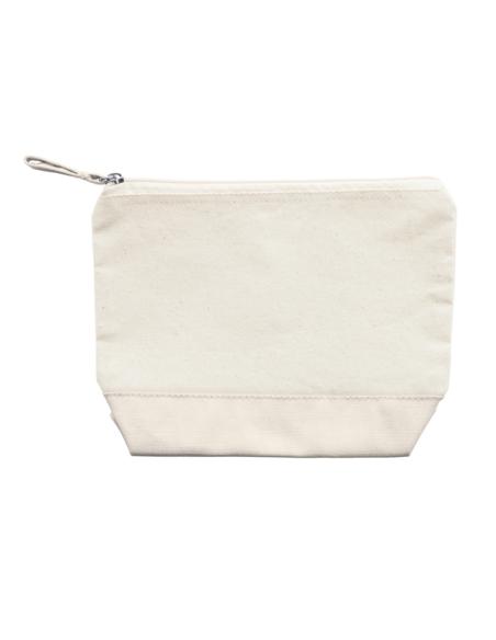 Neceser Oliva de algodón de 280g/m2 bicolor PERSONALIZABLE