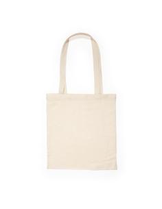 Bolsa de tela Granadilla algodón 180g/m2 beige asas largas PERSONALIZABLE