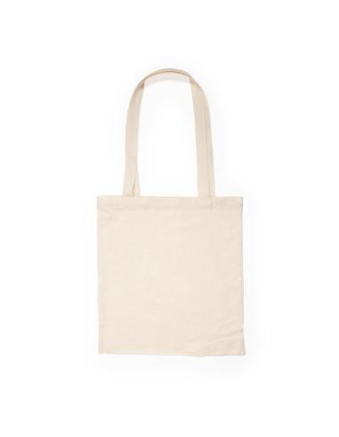 Bolsa de tela Granadilla algodón 180g/m2 beige asas largas PERSONALIZABLE