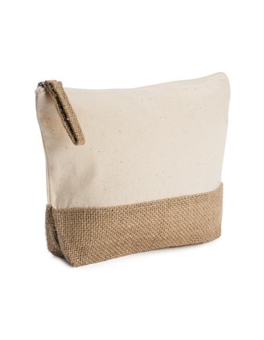Neceser de algodón 180g/m2 Tegueste con base de yute PERSONALIZABLE