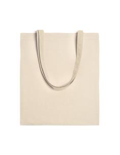 Bolsa de tela La Palma algodón 140g/m2 beige asas largas PERSONALIZABLE