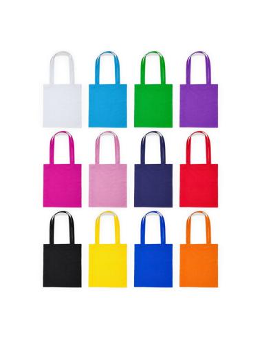 Bolsa de tela Tenerife algodón 140g/m2 colores asas largas PERSONALIZABLE
