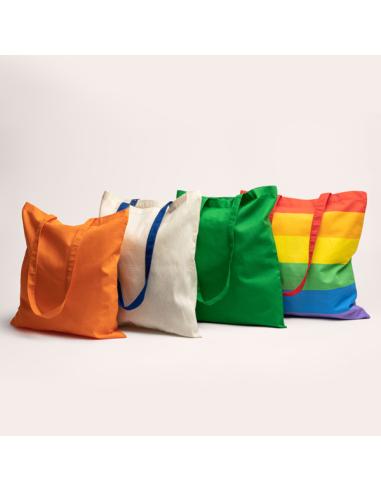 Bolsa de tela Tenerife algodón 140g/m2 colores asas largas PERSONALIZABLE