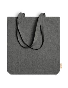 Bolsa de tela Telde algodón reciclado 140g/m2 con fuelle colores asas largas PERSONALIZABLE